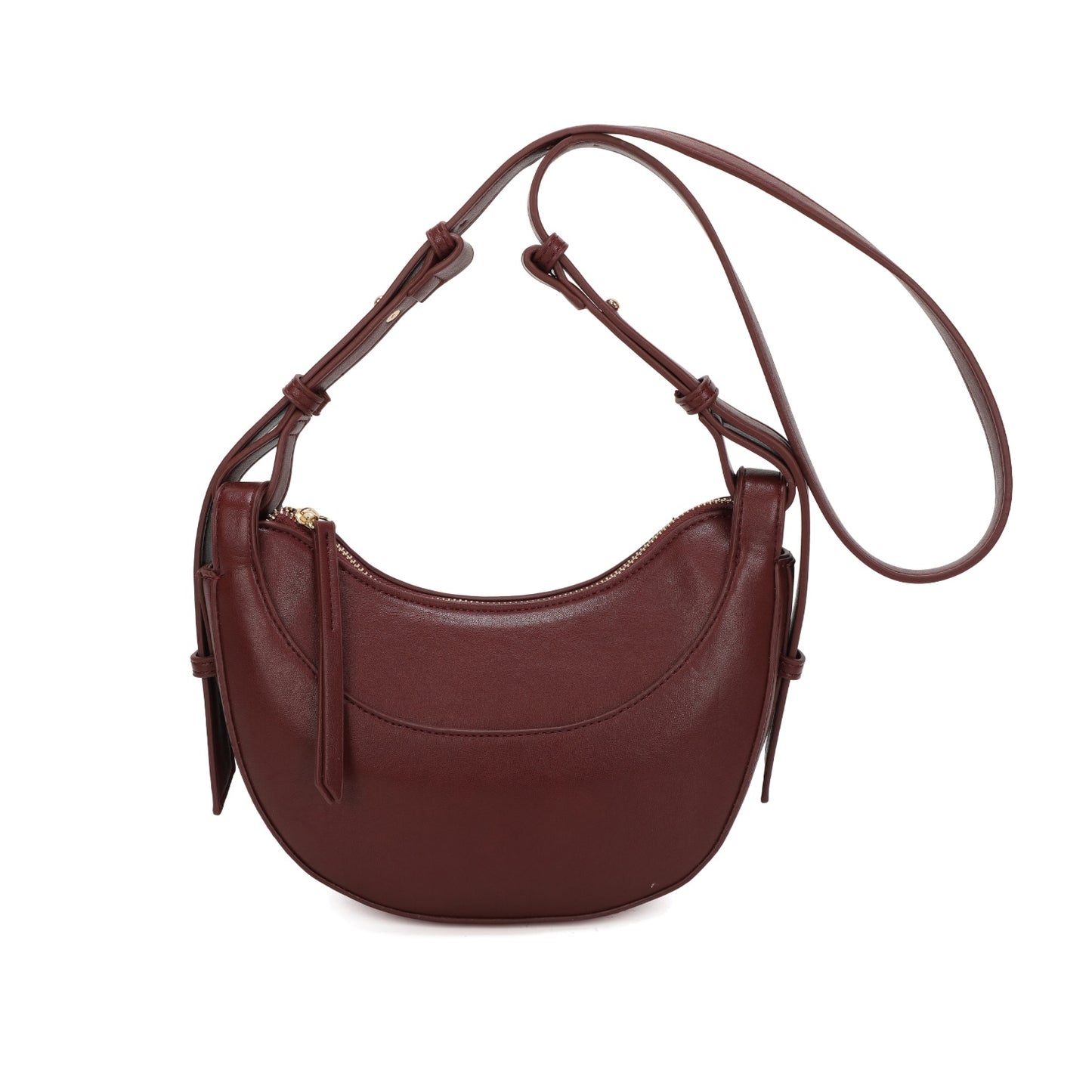 Saddle Shoulder Bag Wine