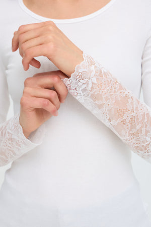Fransa Iza Tee White