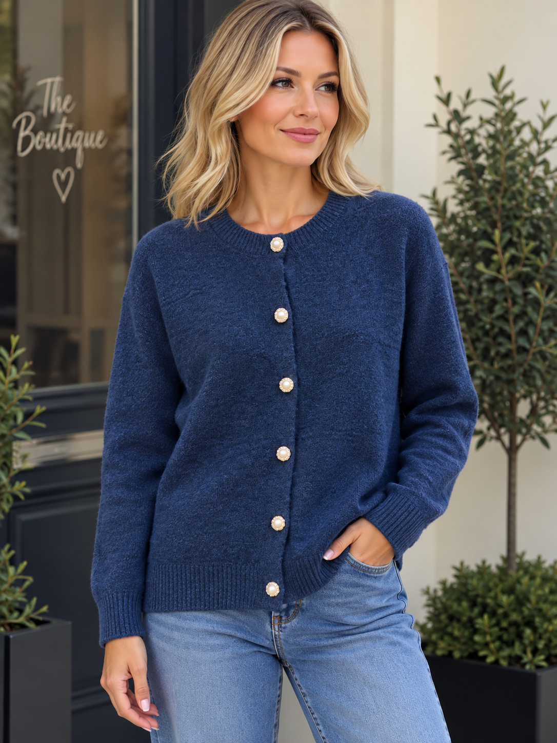 Cassie Cardigan Navy
