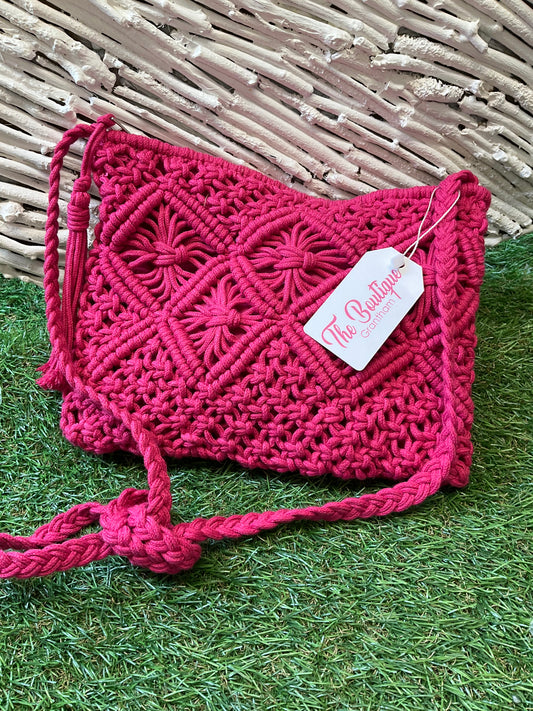 Cord Over Body Summer Bag Assorted Colours
