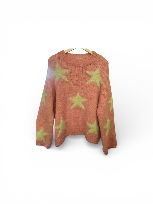 Star Jumper Pink/Mint