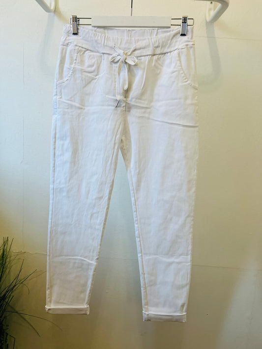 Magic Trousers White Size 1