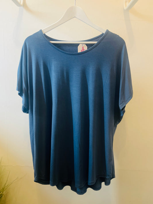 Bouti Basic Tee Denim Blue