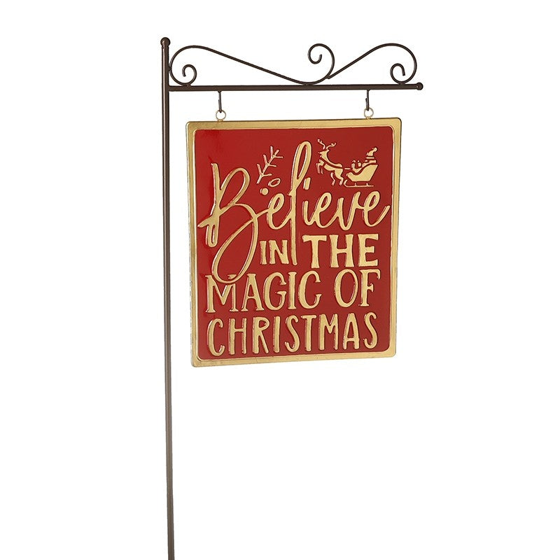Believe in The Magic Swing Sign Outside