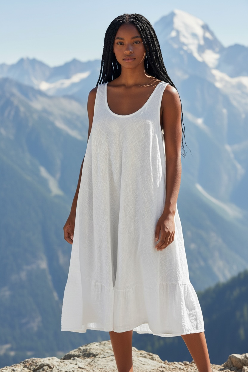 Nikita Dress White
