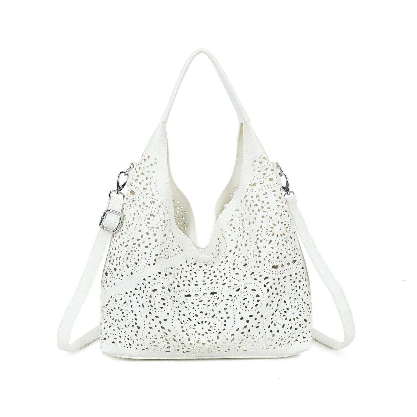 Laser Cut 2 in 1 Bag White