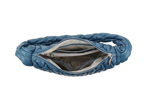 Veronica Quilted Shoulder Bag Black