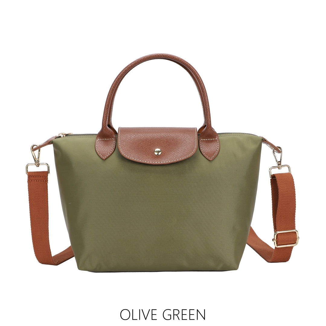 Nylon Tote Olive Green