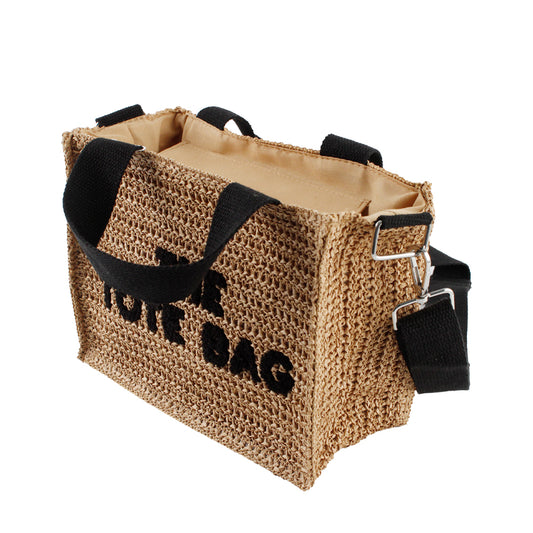 Straw Small Tote Bag