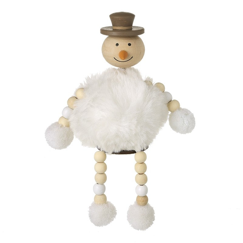 Christmas Snowmen Sitting Pompom