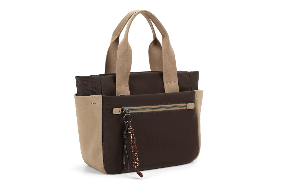 Kippy Bag Chocolate/Biege Handbag