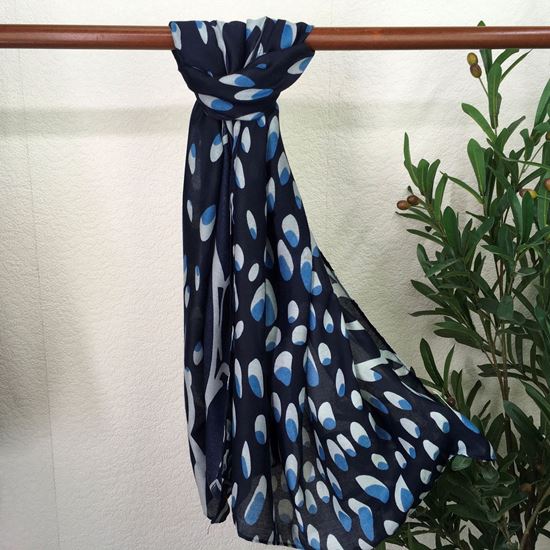 Circle Scarf Navy