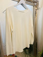 Celia Light knit Jumper White