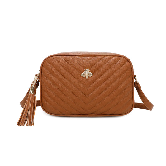 Bee Camera Bag Brown
