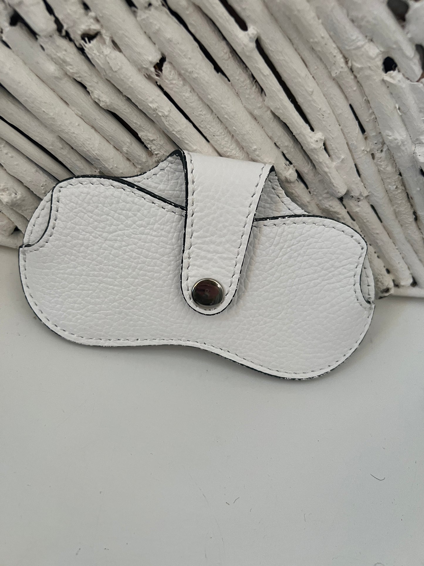 Leather Glass Case Assorted Colours