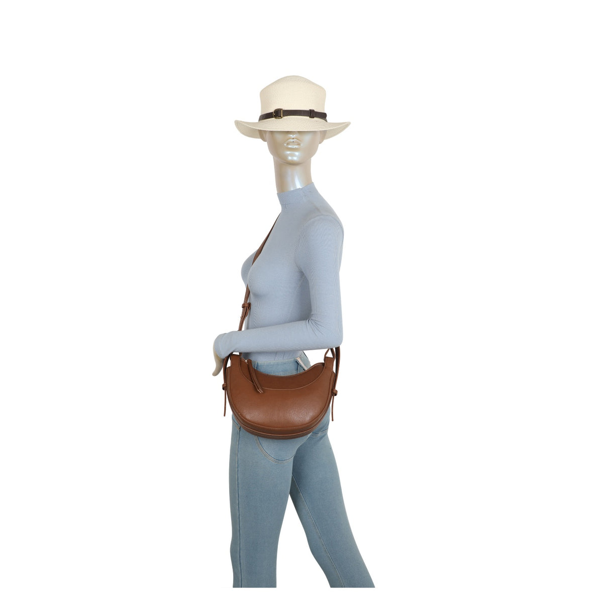 Saddle Shoulder Bag Brown