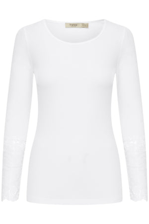Fransa Iza Tee White