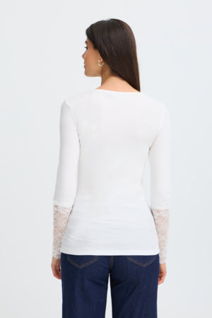 Fransa Iza Tee White