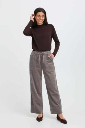 Fransa Salomi Trousers Driftwood
