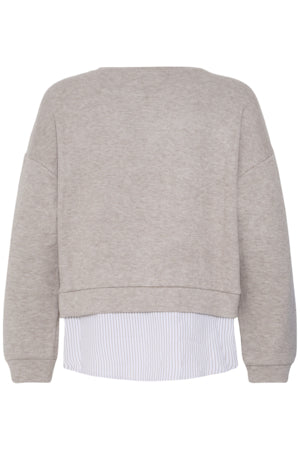 Fransa Jalani Fooler Sweater Driftwood