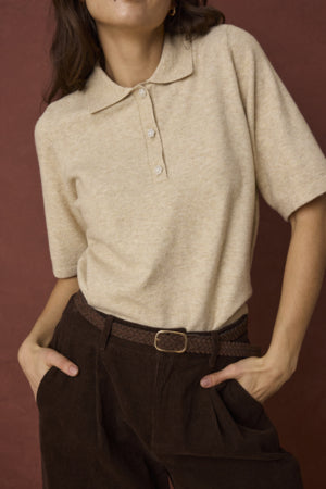 Fransa Suzette Light knit Natural
