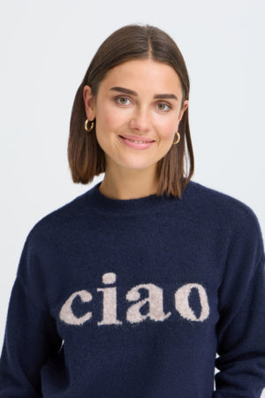 Fransa Ciao Jumper Navy