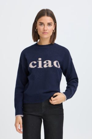 Fransa Ciao Jumper Navy