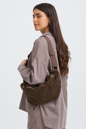 Fransa Teddy Bag Hot Fudge