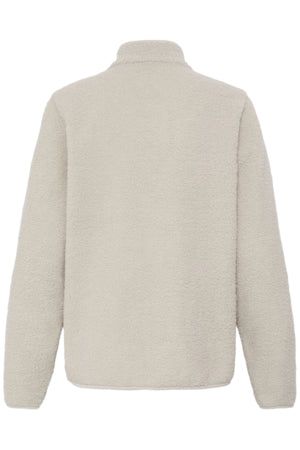 Fransa Tenya Full Zip Fleece Pumice Stone