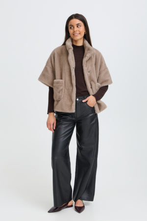 Fransa Luxury Faux Fur Gilet