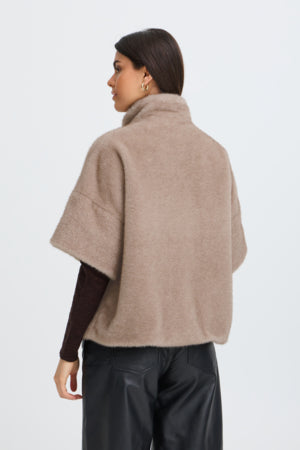 Fransa Luxury Faux Fur Gilet
