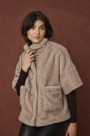 Fransa Luxury Faux Fur Gilet