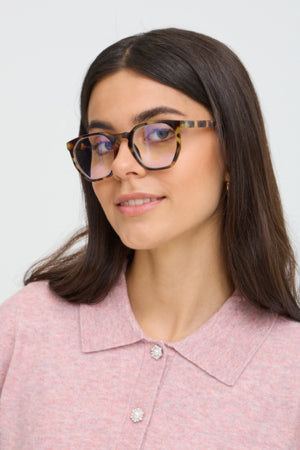 Fransa Malia Reading Glasses Hot Fudge Melange