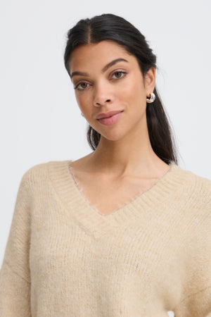 BYoung Millers Pullover Birch melange