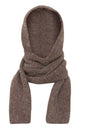 BYoung Vasha Hooded Scarf Brown