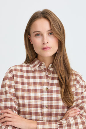 B Young Ipan SCheck Shirt