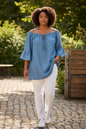 Gemma Gypsy Top Dark Denim