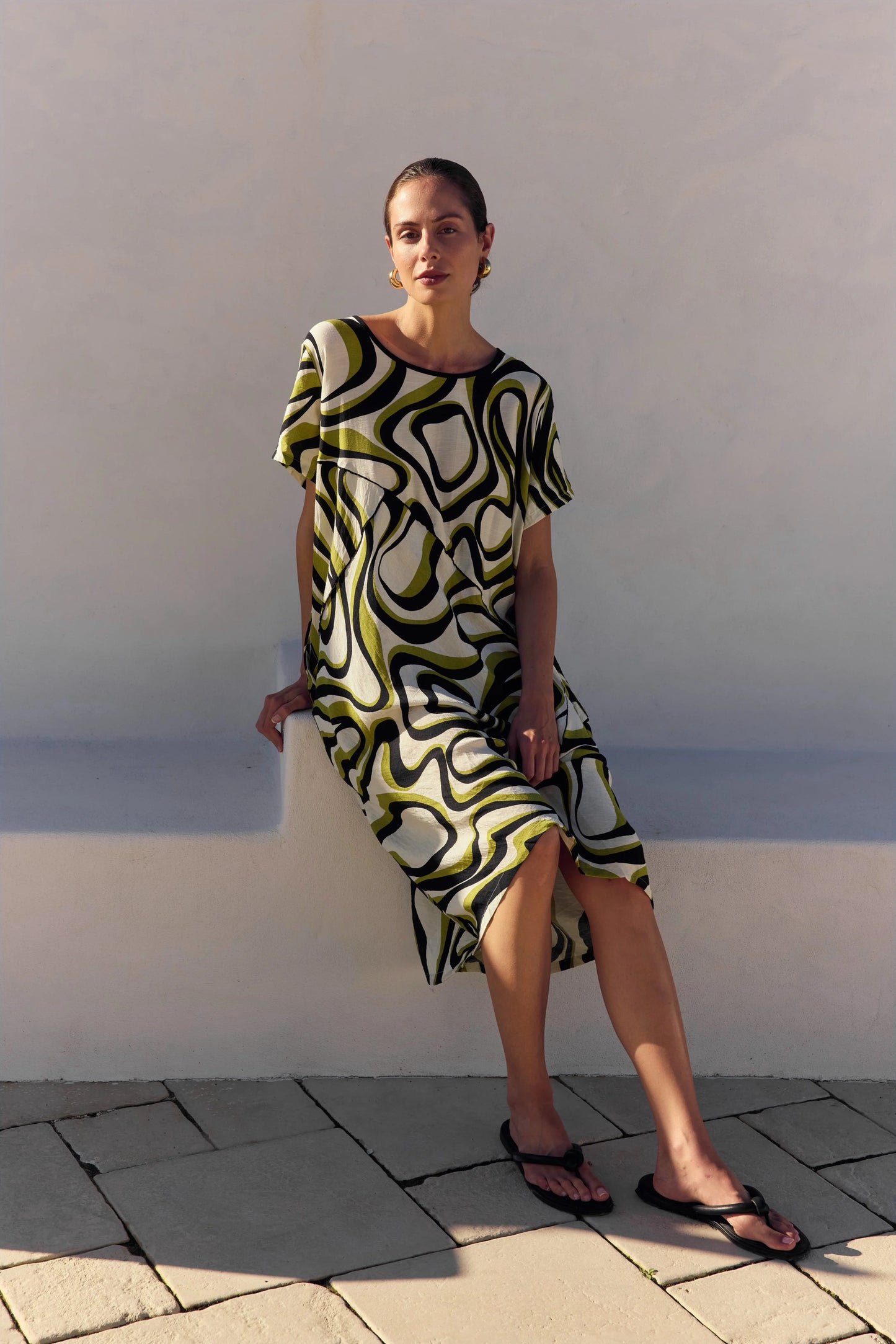 Tirelli Panel Print Dress