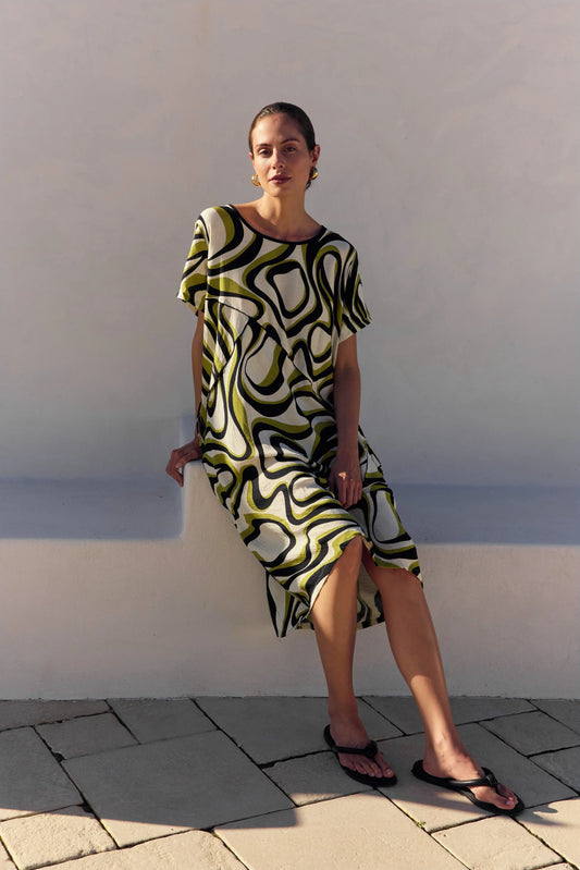 Tirelli Panel Print Dress