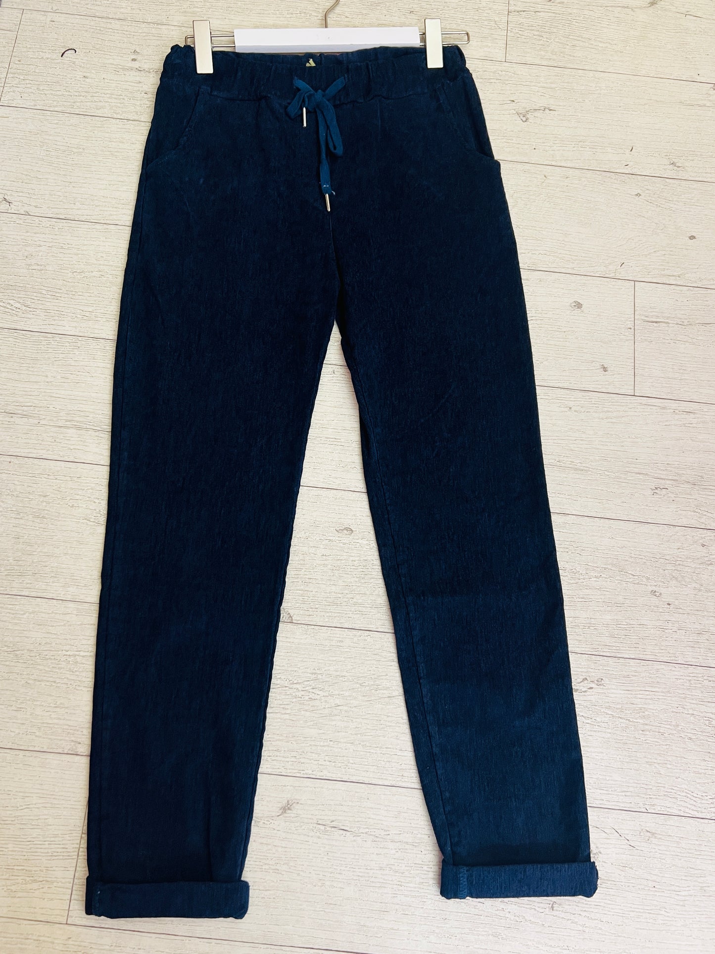 Magic Cord Trousers Navy Size 1