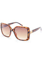 Fransa Chocolate Plum Melange / Brown Sunglasses