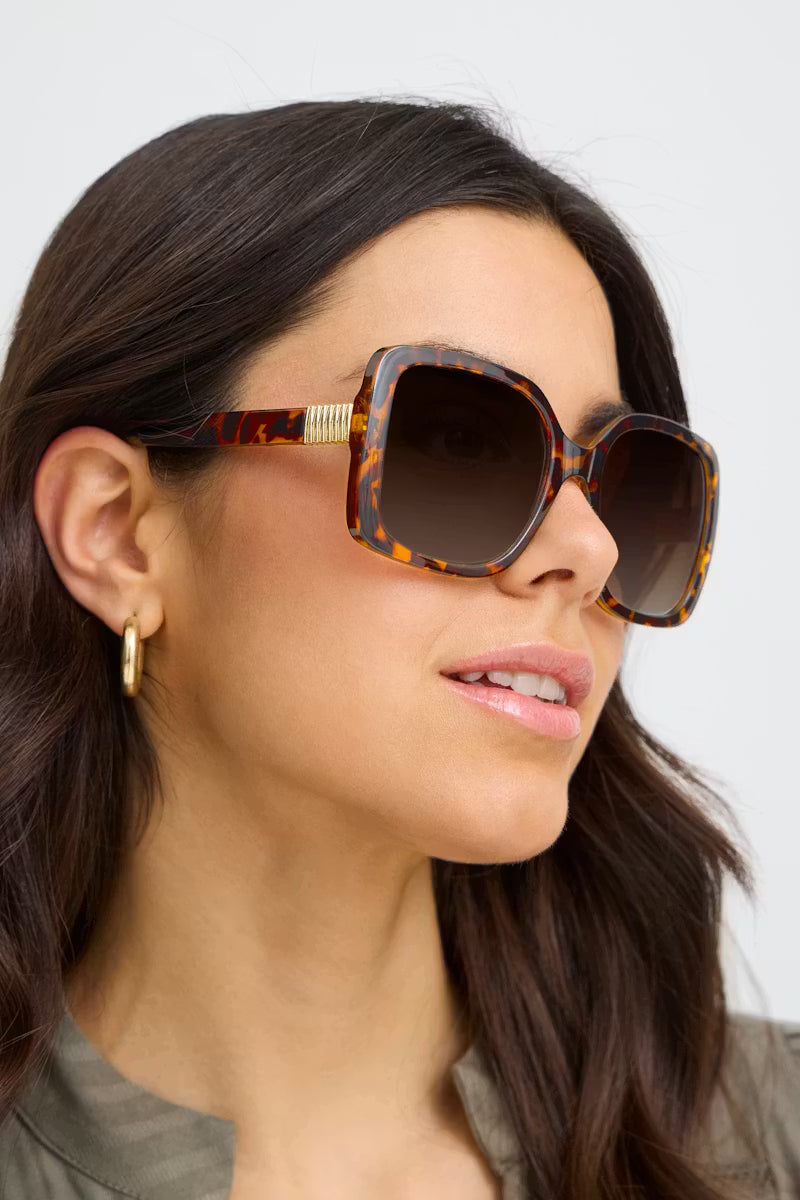 Fransa Chocolate Plum Melange / Brown Sunglasses