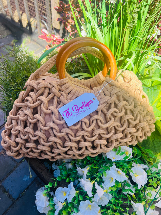 Crochet Summer Bag Camel