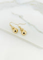 Envy Gold Ball Dropper Earrings