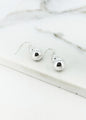 Envy Silver Ball Dropper Earrings
