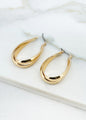Envy Gold Cross OverHoop Earrings
