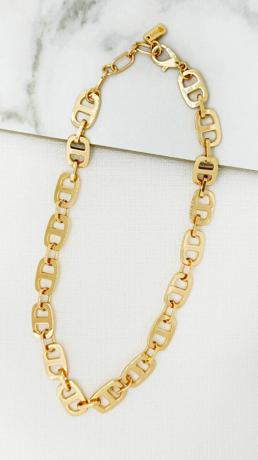 Envy Gold Link Short Necklace
