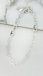 Envy Silver Link Short Necklace