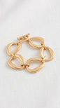 Envy Gold larger link T-bar bracelet