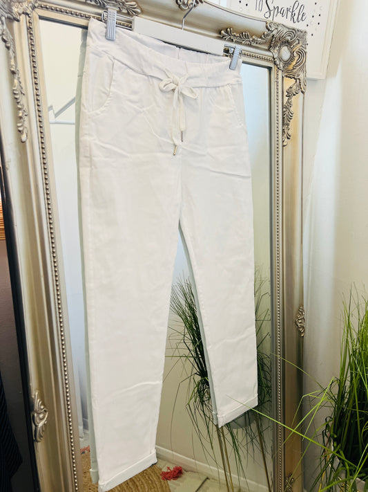 Magic Trousers White Size 1
